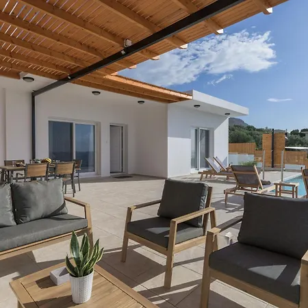 Windless Seaview Villa, With Pool & Hot Tub, By Thinkvilla Achlia