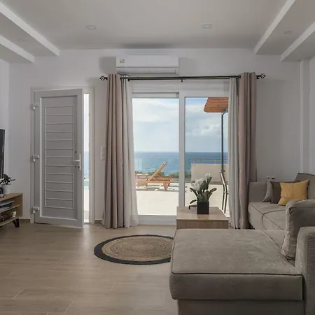 Windless Seaview Villa, With Pool & Hot Tub, By Thinkvilla Achlia